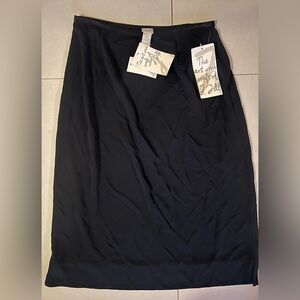 J. Jill Midnight Black A-Line Skirt